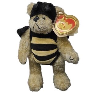 Retired Ty Atric Treasures "Beezee" The Bear Plush